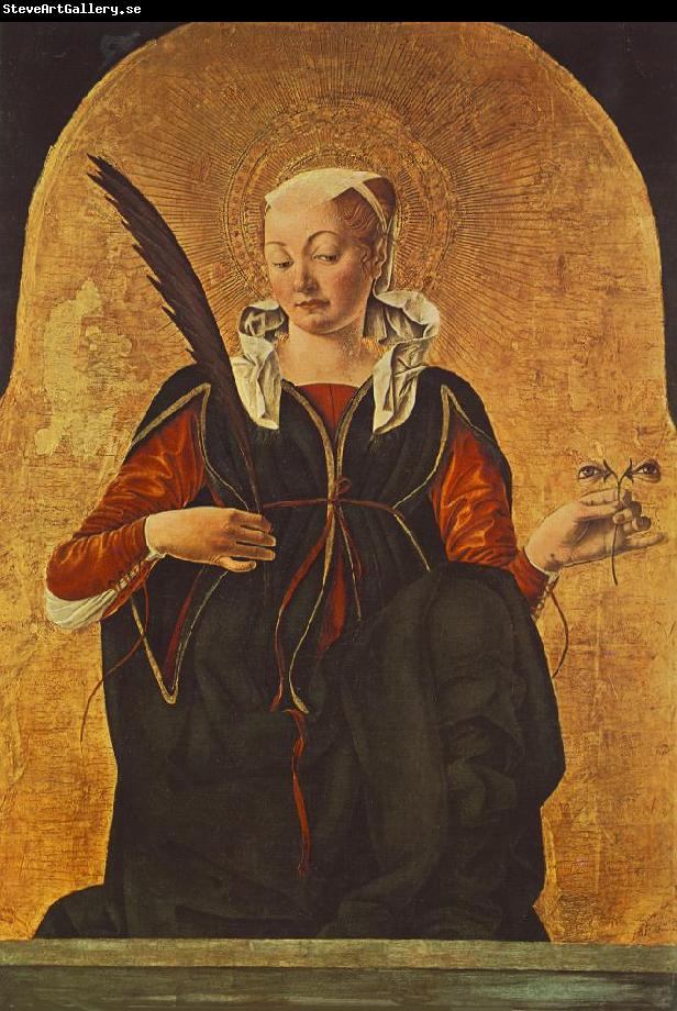 COSSA, Francesco del St Lucy (Griffoni Polyptych)  dfg